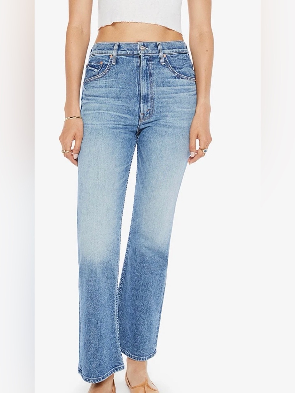 MOTHER The Scooter Ankle Jeans Size 28 NWT